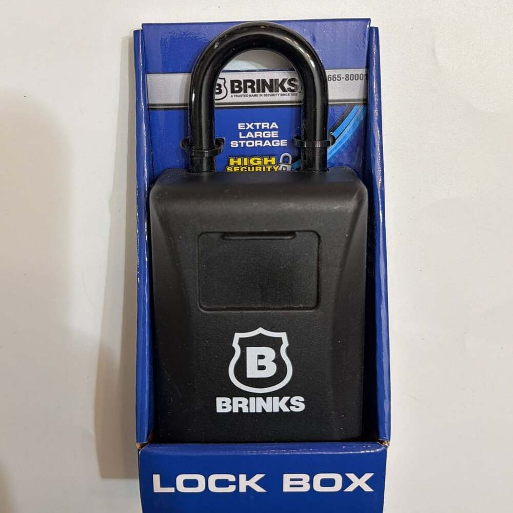 Brinks Combination Lock House Door Knob Box New 665-8000